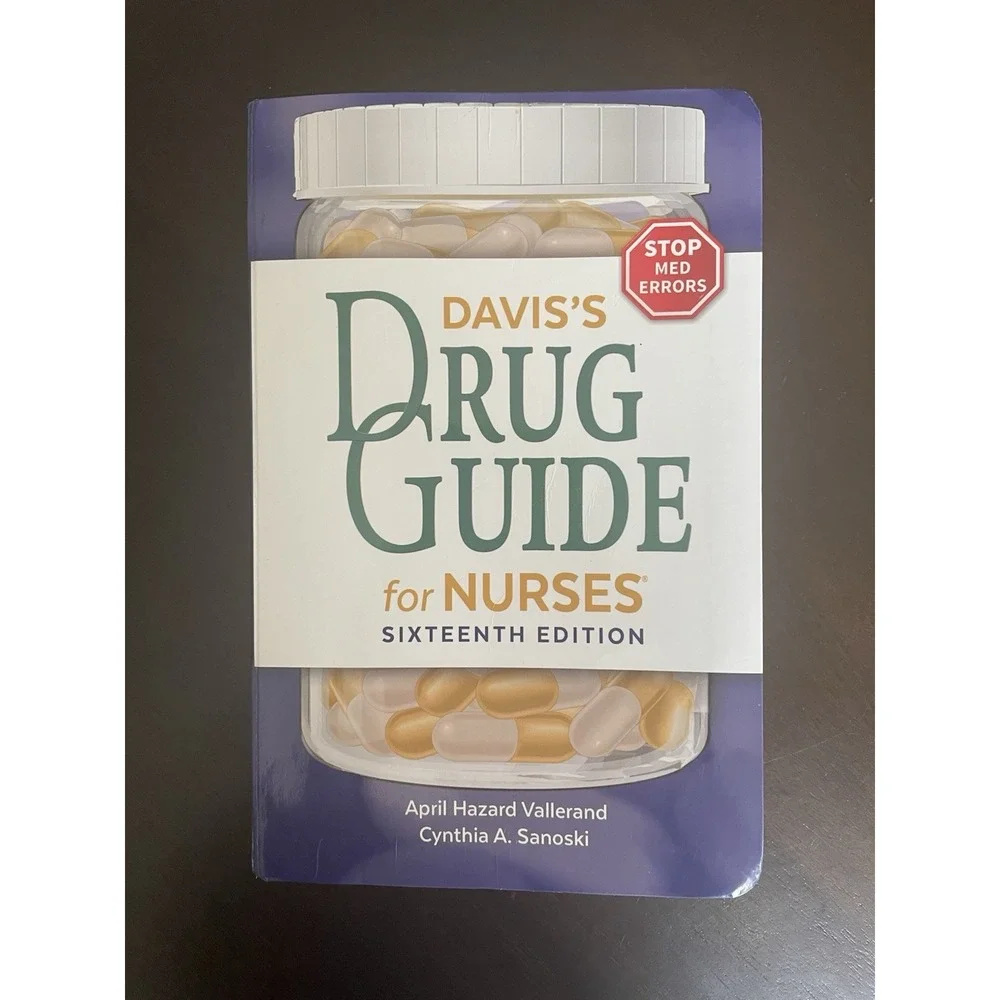 Davis's Drug Guide for Nurses Sixteenth Edition by April  Hazard Vallerand NEW